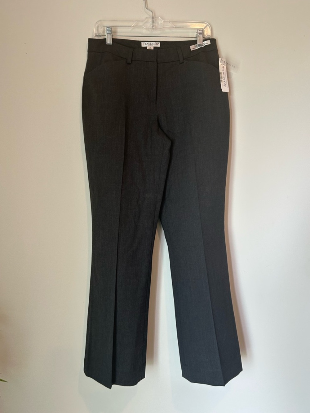 NWT Pendleton Weekend in Wales 98% Virgin Wool 2% Spandex Women’s 10 Gray Pants